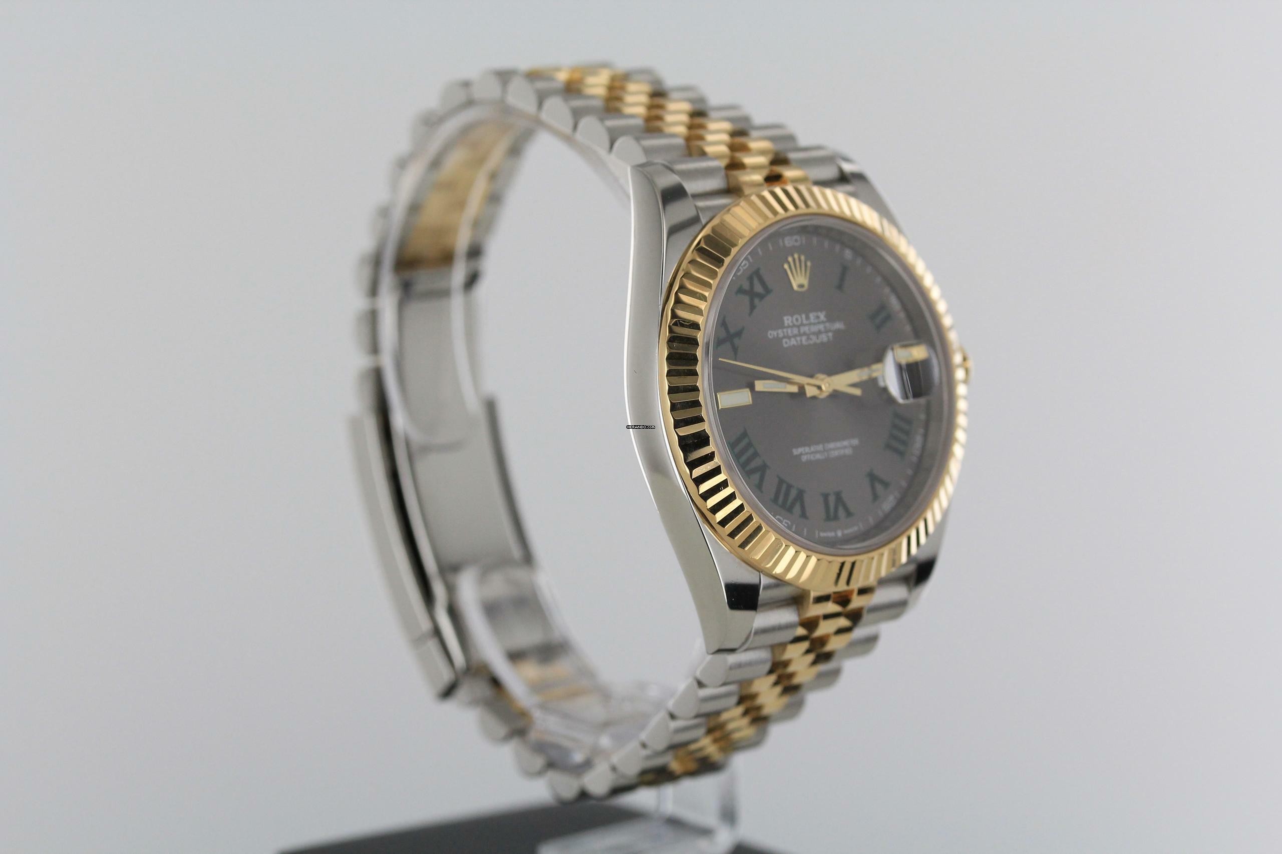 Thumbnail von Rolex Datejust 41 Ref.126333//Jubilee//Wimbledon Dial//#756