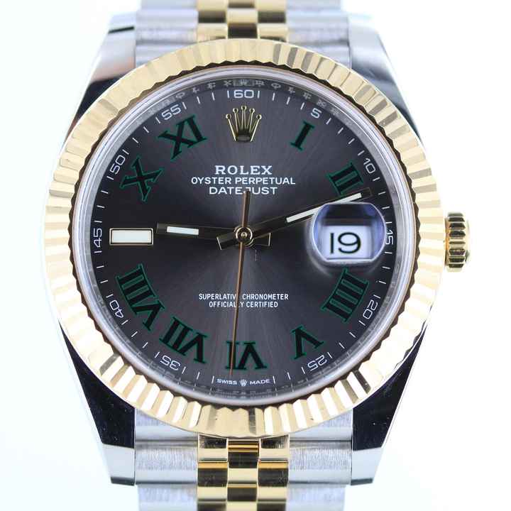  Rolex Datejust 41 Ref.126333//Jubilee//Wimbledon Dial//#756 