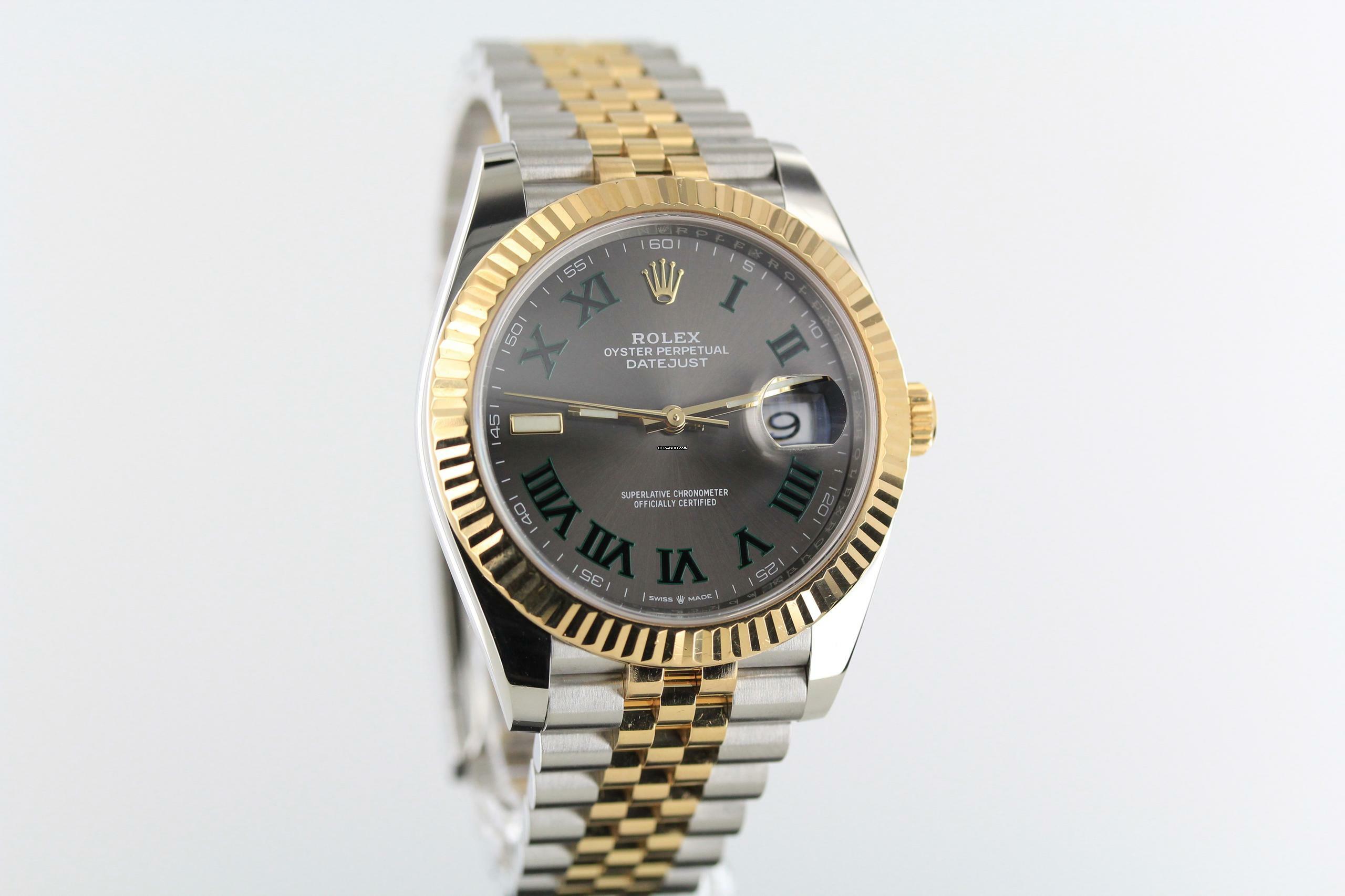 Thumbnail von Rolex Datejust 41 Ref.126333//Jubilee//Wimbledon Dial//#756