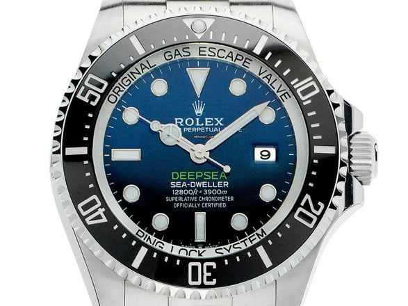  Rolex Sea-Dweller Deepsea Deep Blue James Cameron Ref.136660 2023 Full Set wie Neu Deepsea Deep Blue James Cameron 