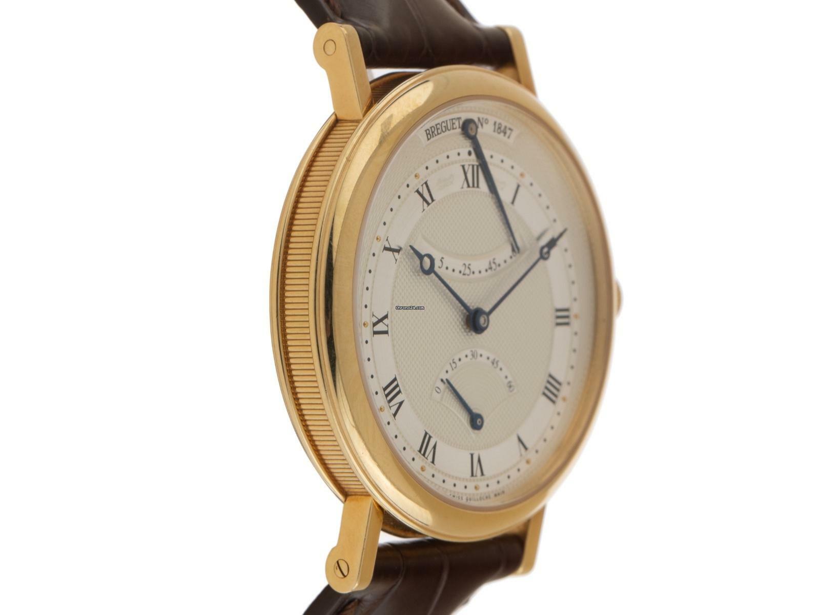 Thumbnail von Breguet Classique Ref.5207BA129V6 2017 Full Set wie Neu Classique 18kt Gelbgold 93g Krokoleder Faltschließe