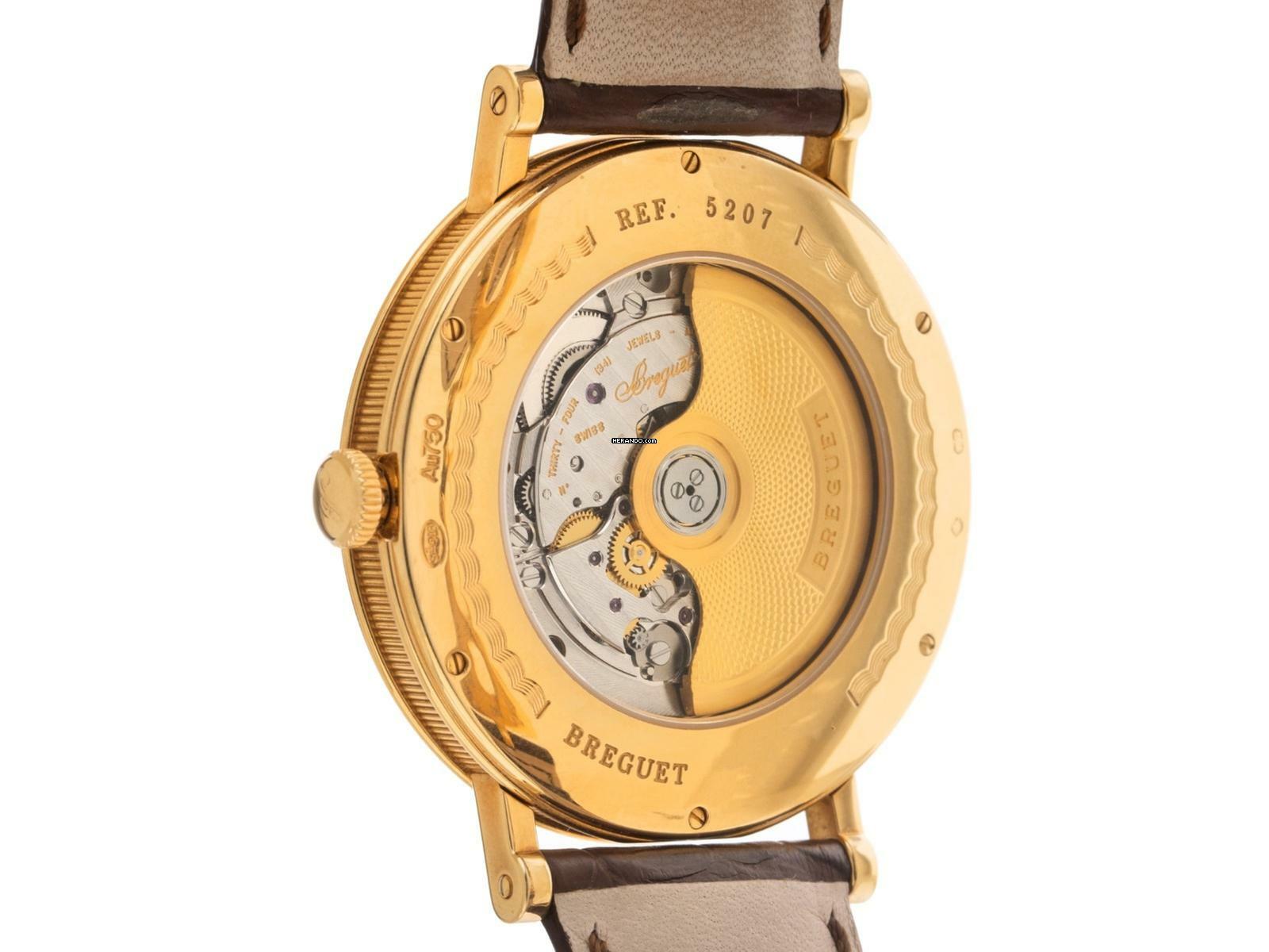 Thumbnail von Breguet Classique Ref.5207BA129V6 2017 Full Set wie Neu Classique 18kt Gelbgold 93g Krokoleder Faltschließe