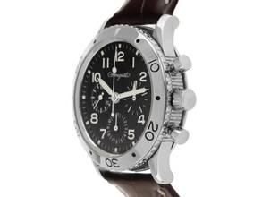 Thumbnail von Breguet Type XX - XXI - XXII Aeronavale Flyback Ref.3800ST929W6 2018 Full Set wie Neu Vintage Type XX Aeronavale Flyback Krokoeder Faltschließe