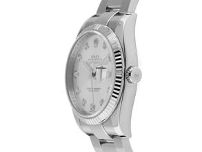 Thumbnail von Rolex Datejust 36 Ref.116234 2013 Full Set wie Neu Vintage Datejust Stahl 18kt Weißgold Diamanten