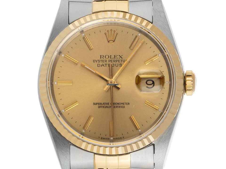  Rolex Datejust 36 Ref.16233 1991 Full Set sehr gut Vintage Datejust 