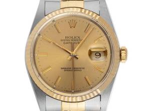 Thumbnail von Rolex Datejust 36 Ref.16233 1991 Full Set sehr gut Vintage Datejust
