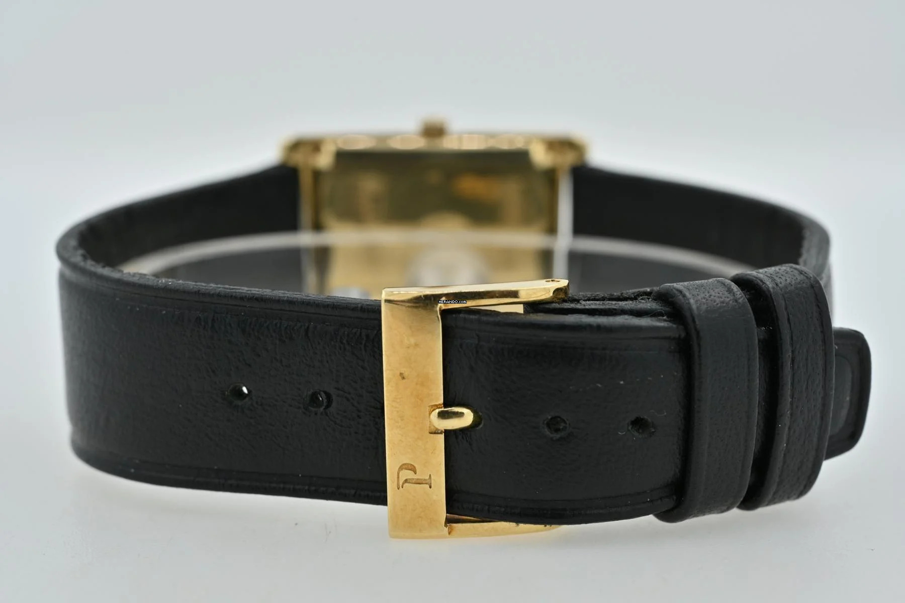 Thumbnail von Piaget Jumbo Tank Ultra Thin Automatic 18k yellow gold LC100 Vintage