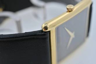 Thumbnail von Piaget Jumbo Tank Ultra Thin Automatic 18k yellow gold LC100 Vintage