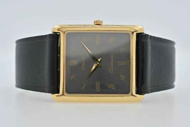  Piaget Jumbo Tank Ultra Thin Automatic 18k yellow gold LC100 Vintage 