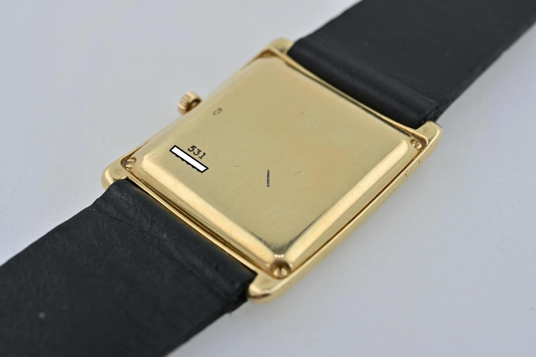 Thumbnail von Piaget Jumbo Tank Ultra Thin Automatic 18k yellow gold LC100 Vintage