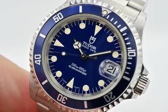 Thumbnail von Tudor Submariner 79190 Vintage Tritium Blue Dial Sapphire LC100 NOS