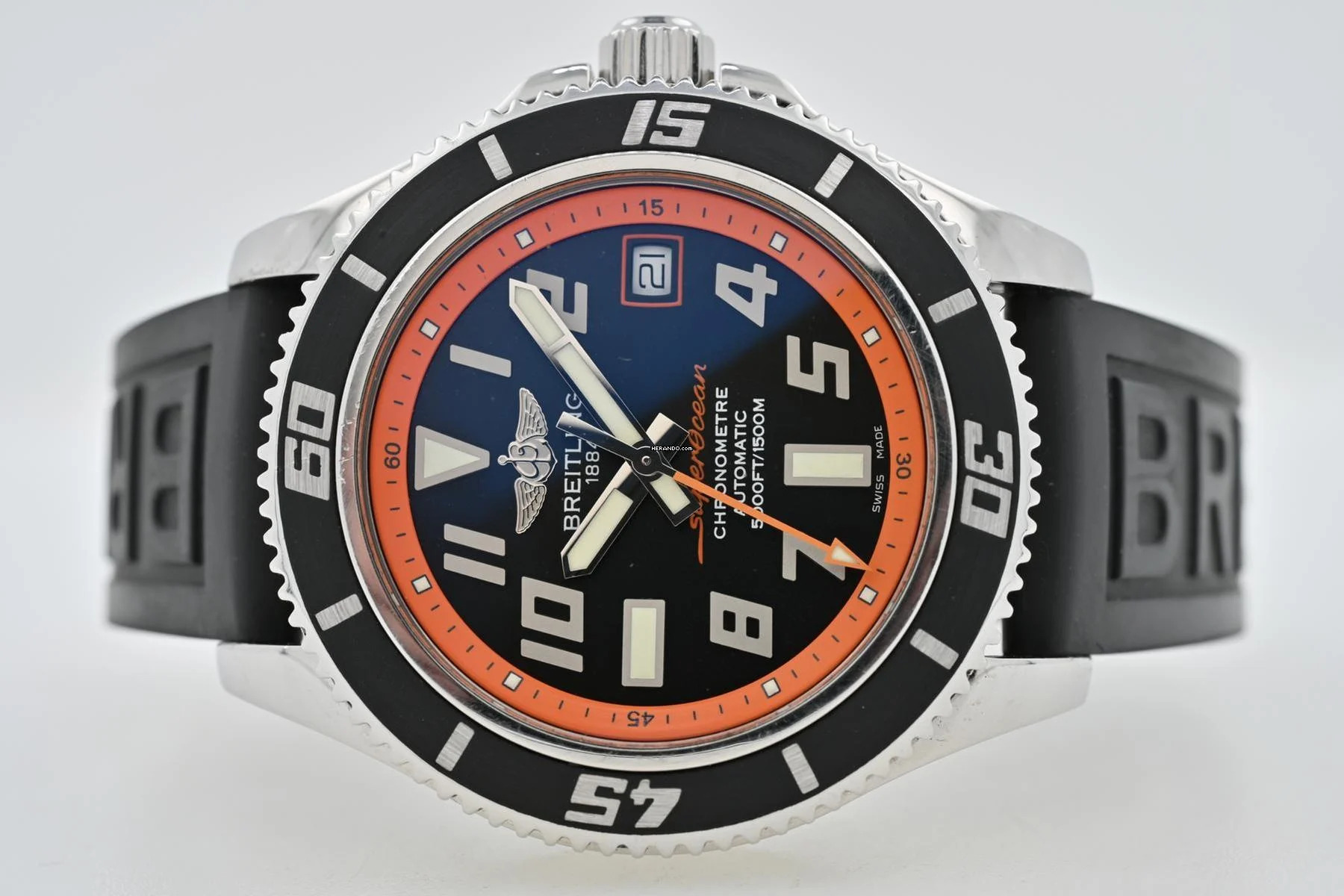  Breitling Superocean 42 A17364Y4/BA89 Limited Edition 2000pcs Orange 