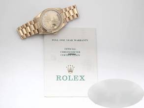 Thumbnail von Rolex Day-Date 36 36mm 18238 1993 Gelbgold 750 Diamanten Automatik 18kt Yellow Gold President-band Chronometer Oyster