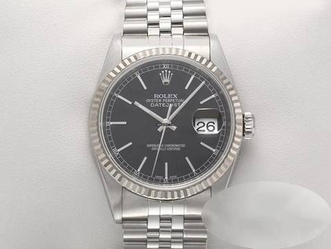  Rolex Datejust 36 16234 Stahl Weissgold 750 2004 Automatik 36mm Stainless Steel 18kt White Gold Date Just Jubilé-band Chronometer Oyster 