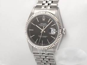 Thumbnail von Rolex Datejust 36 16234 Stahl Weissgold 750 2004 Automatik 36mm Stainless Steel 18kt White Gold Date Just Jubilé-band Chronometer Oyster