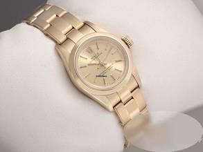 Thumbnail von Rolex Oyster Perpetual 26 Lady Oyster Perpetual 26mm Gelbgold 750 1995 Automatik Gold Damenuhr