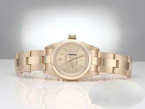 Thumbnail von Rolex Oyster Perpetual 26 Lady Oyster Perpetual 26mm Gelbgold 750 1995 Automatik Gold Damenuhr