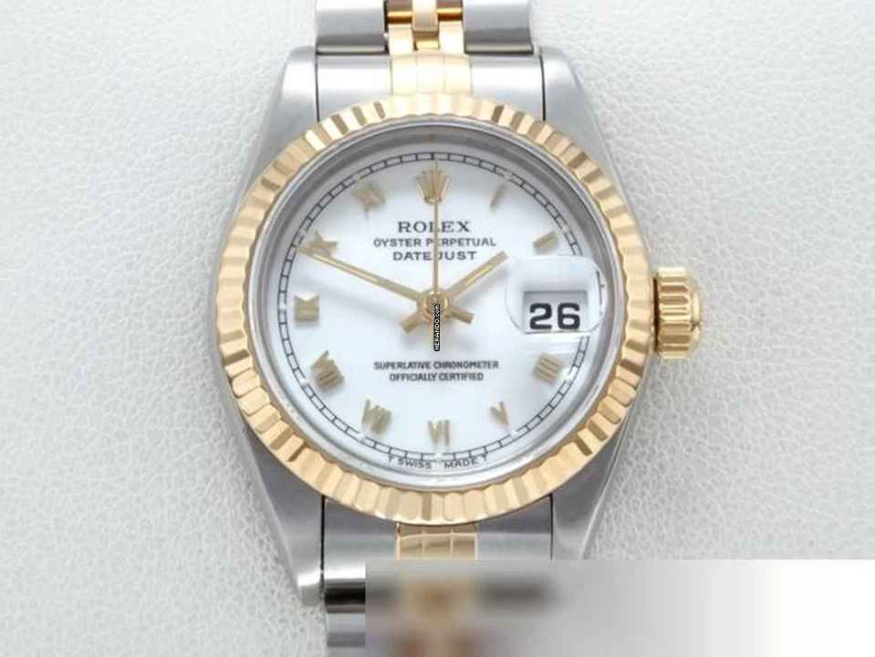  Rolex Lady-Datejust Edelstahl Gelbgold 750 1997 Automatik Gold Stahl Damen 