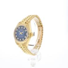 Thumbnail von Rolex Lady-Datejust 26 Yellow Gold Blue Vignette Diamond Dial