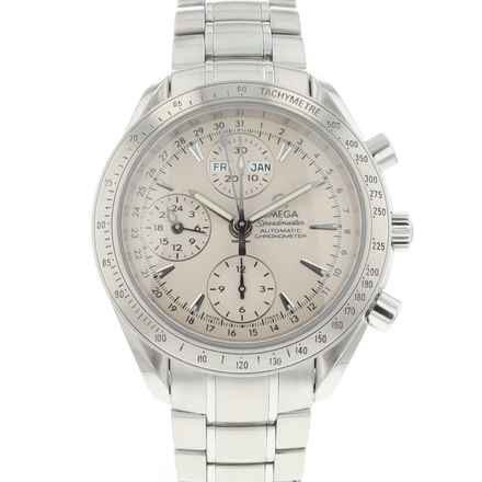  Omega Speedmaster Day Date Triple Day-Date Chrono Silver Dial 
