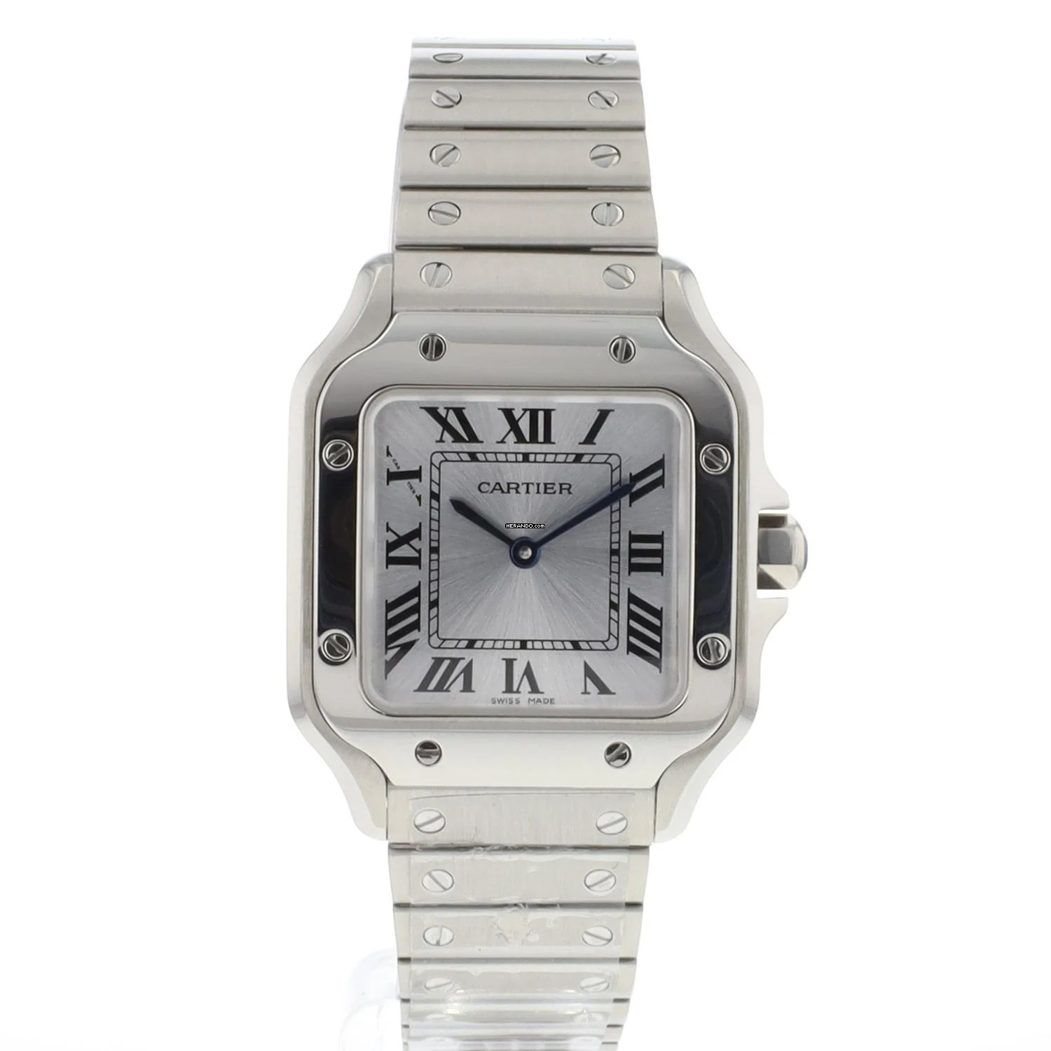 Cartier Santos Small Steel Silver Dial New '25 