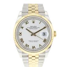 Thumbnail von Rolex Datejust 36 Steel/Gold Jubilee White Roman Dial