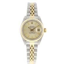 Thumbnail von Rolex Lady-Datejust 26 Steel/Gold Champagne Dial