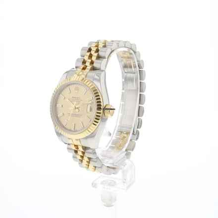  Rolex Lady-Datejust 26 Jubilee Steel/Gold Champagne Dial 