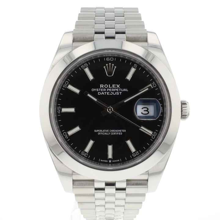  Rolex Datejust 41 Jubilee Black Dial 