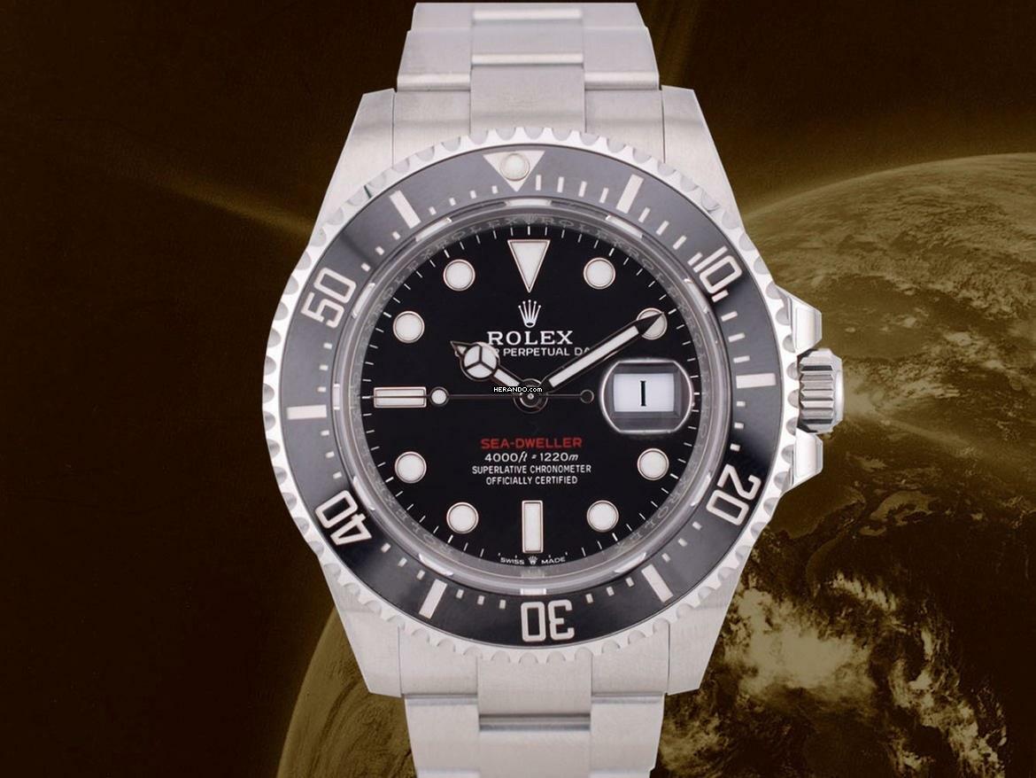 Rolex Sea-Dweller Red 43mm Like New Card 2021