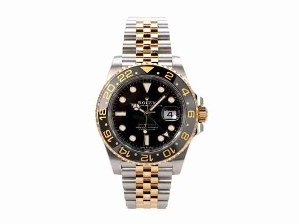  Rolex GMT-Master II Edelstahl Gelbgold Ref. 126713GRNR 