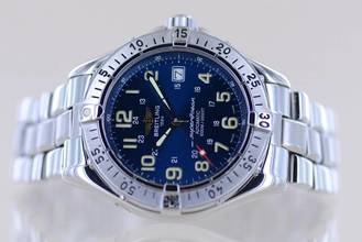 Thumbnail von Breitling Superocean 1000M Automatic Stahl blue Diver 41mm Taucheruhr Klassiker