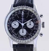 Thumbnail von Breitling Navitimer 41 mm Klassiker Twin Jet Chronograph Venus 178 rar Vintage