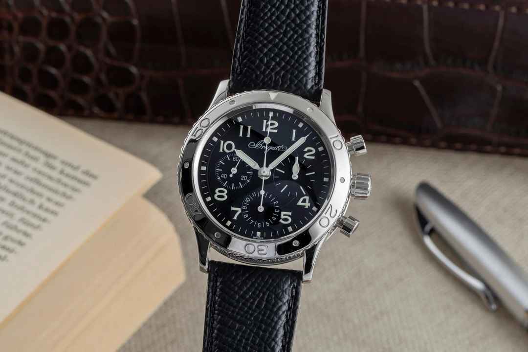  Breguet Type XX - XXI - XXII Aeronavale Chronograph Stahl Automatik Ref. 3800 Klassiker 