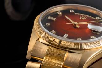 Thumbnail von Rolex Day-Date 36 18k Red Vignette Diamond Dial Borke Gold Automatik Ref. 18248