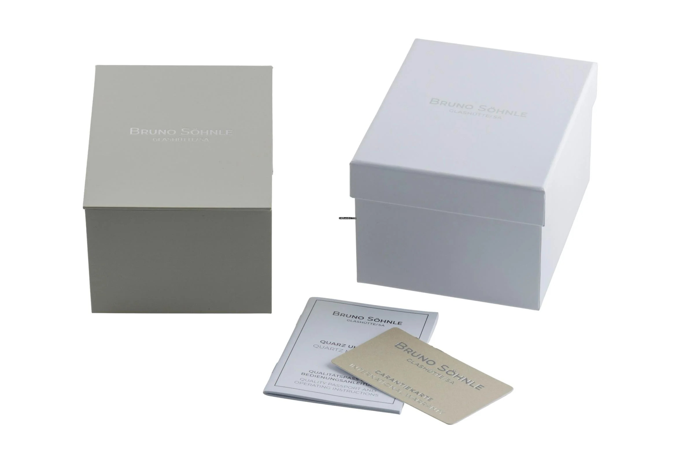 Thumbnail von Bruno Söhnle Glashütte Merano Stahl Quarz Herrenuhr Ref. 17-13232-441 B&P NEU