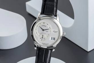 Thumbnail von Glashütte Original PanoMaticDate Stahl Automatik Herrenuhr Ref. 90-01-02-02-04