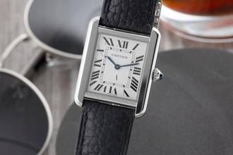 Thumbnail von Cartier Tank Solo Edelstahl Quarz Unisex Ref. WSTA0030 Papiere 2018