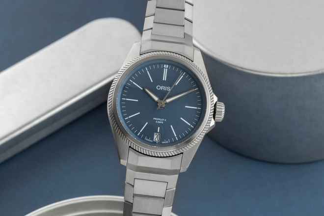  Oris ProPilot X Titan Automatik Herrenuhr Ref. 01 400 7778 7155 Box & Papiere 