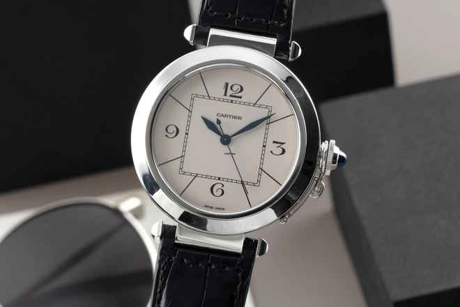  Cartier Pasha de Cartier 42MM Edelstahl Automatik Herrenuhr Ref. W3107255 2730 