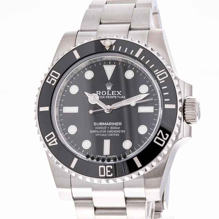  Rolex Submariner (No Date) 40 – 114060 – like NEW – 2014 Full Set 
