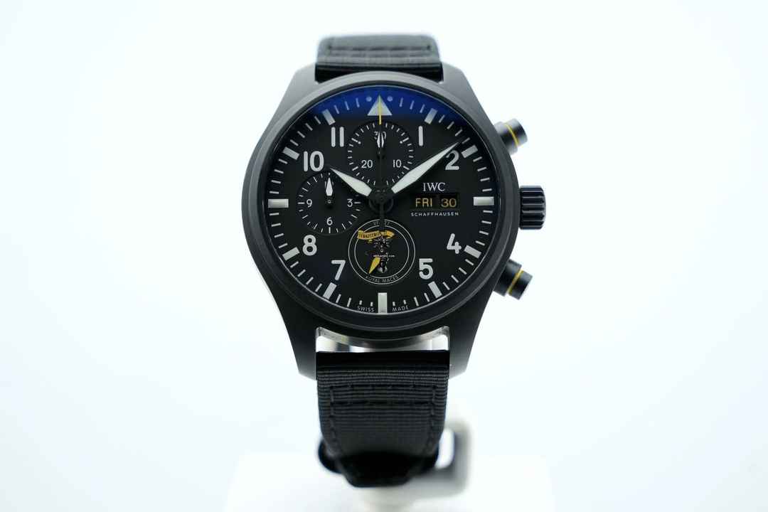  IWC Fliegeruhr Chronograph Pilot Chronograph Edition Royal Maces 44,5mm - Black Ceramic - IW389107 2022 