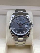 Thumbnail von Rolex Datejust 41 RHODIUM DIAMOND DIAL FULL SET WITH BOX AND PAPERS top Condition year:2021