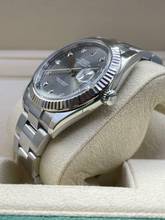 Thumbnail von Rolex Datejust 41 RHODIUM DIAMOND DIAL FULL SET WITH BOX AND PAPERS top Condition year:2021