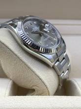 Thumbnail von Rolex Datejust 41 RHODIUM DIAMOND DIAL FULL SET WITH BOX AND PAPERS top Condition year:2021