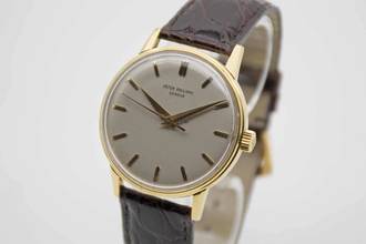 Thumbnail von Patek Philippe Calatrava 3411 mit Box & Stammbuchauszug aus 1960