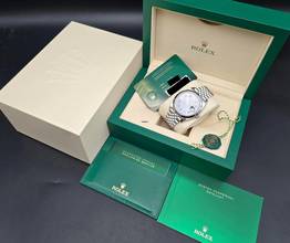Thumbnail von Rolex Datejust 41 41mm 126334-0022 Wimbledon Jubilee Like New Condition Full Set 4-2024
