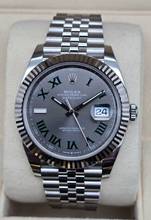 Thumbnail von Rolex Datejust 41 41mm 126334-0022 Wimbledon Jubilee Like New Condition Full Set 4-2024