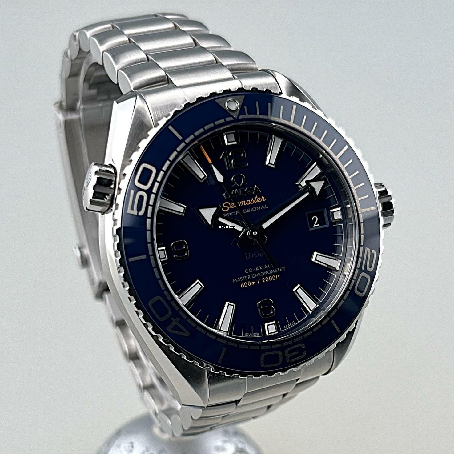 Thumbnail von Omega Seamaster Planet Ocean 600M Co-Axial Master Chronometer Stahl 43,5 mm EK 02/21 Full Set hervorragender Originalzustand (nicht poliert/aufgearbeitet)