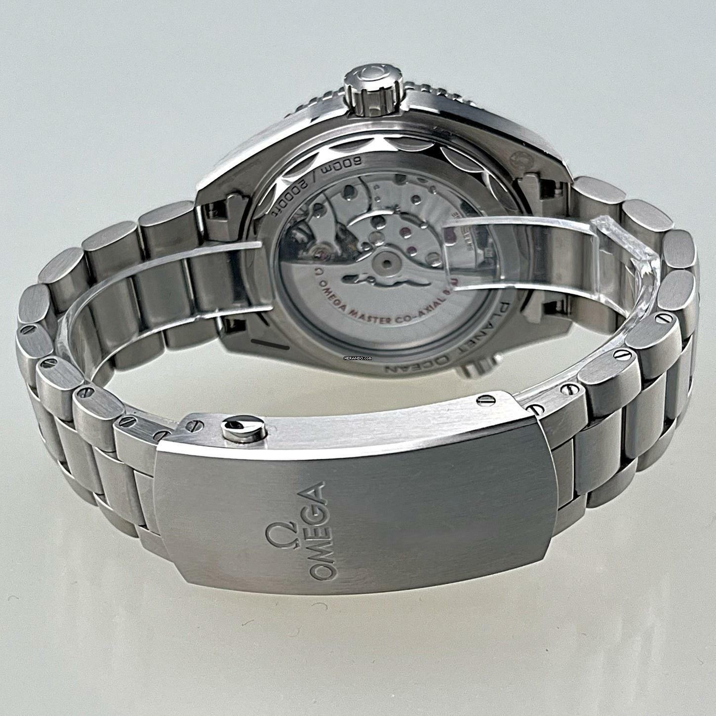 Thumbnail von Omega Seamaster Planet Ocean 600M Co-Axial Master Chronometer Stahl 43,5 mm EK 02/21 Full Set hervorragender Originalzustand (nicht poliert/aufgearbeitet)